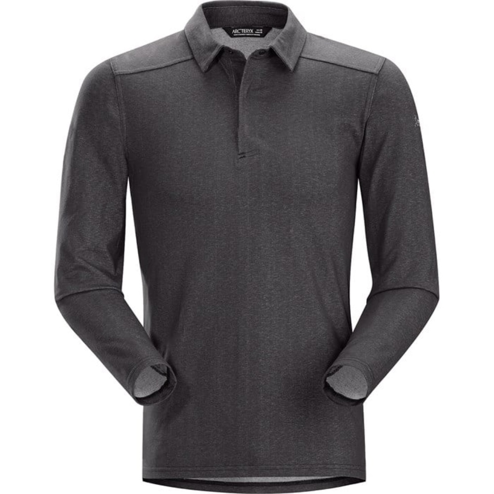 Arc'teryx Mens Long Sleeve Polo Grey L